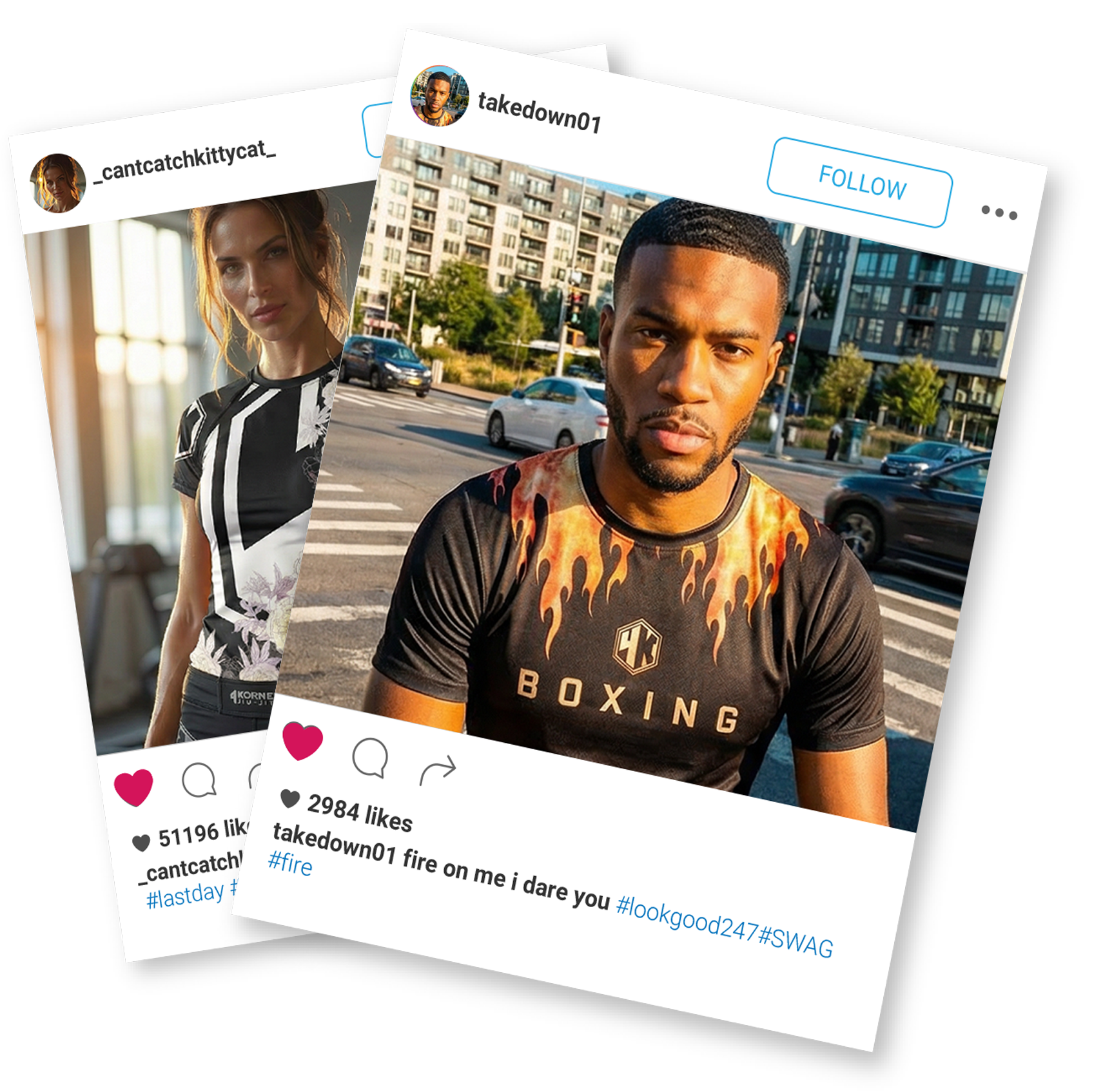 Instagram campaign post showing engagement